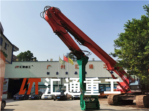挖掘機(jī)打樁臂、打樁臂、打樁錘、挖掘機(jī)打樁臂廠家