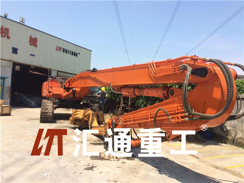 挖掘機(jī)打樁臂改裝能維修嗎？